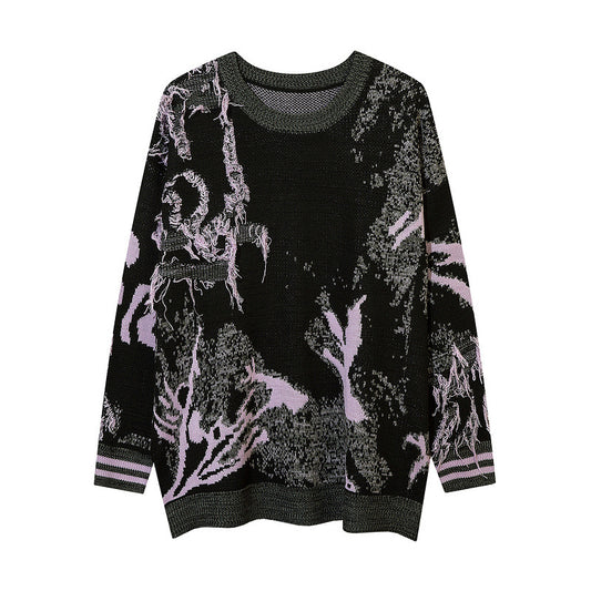 Vintage Solitary National Style Fashion Sweater