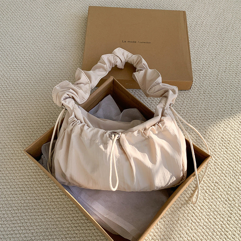 Pleated Armpit Cloud Simple Graceful Korean Style Shoulder Bag