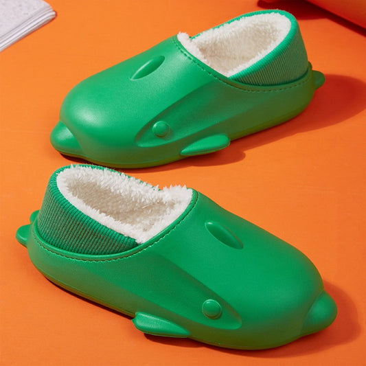 Shark Shape Slippers Home Unsiex Waterproof Platform Shoes Winter
