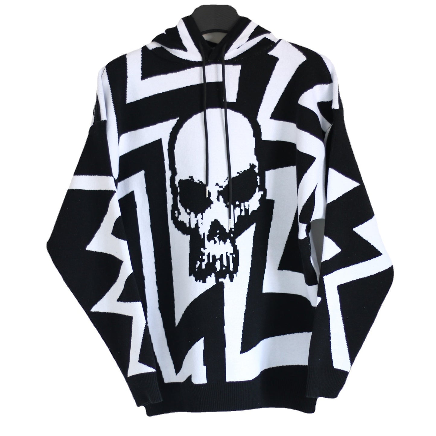 Cross-border Sources Of Reflective Skull Sweater