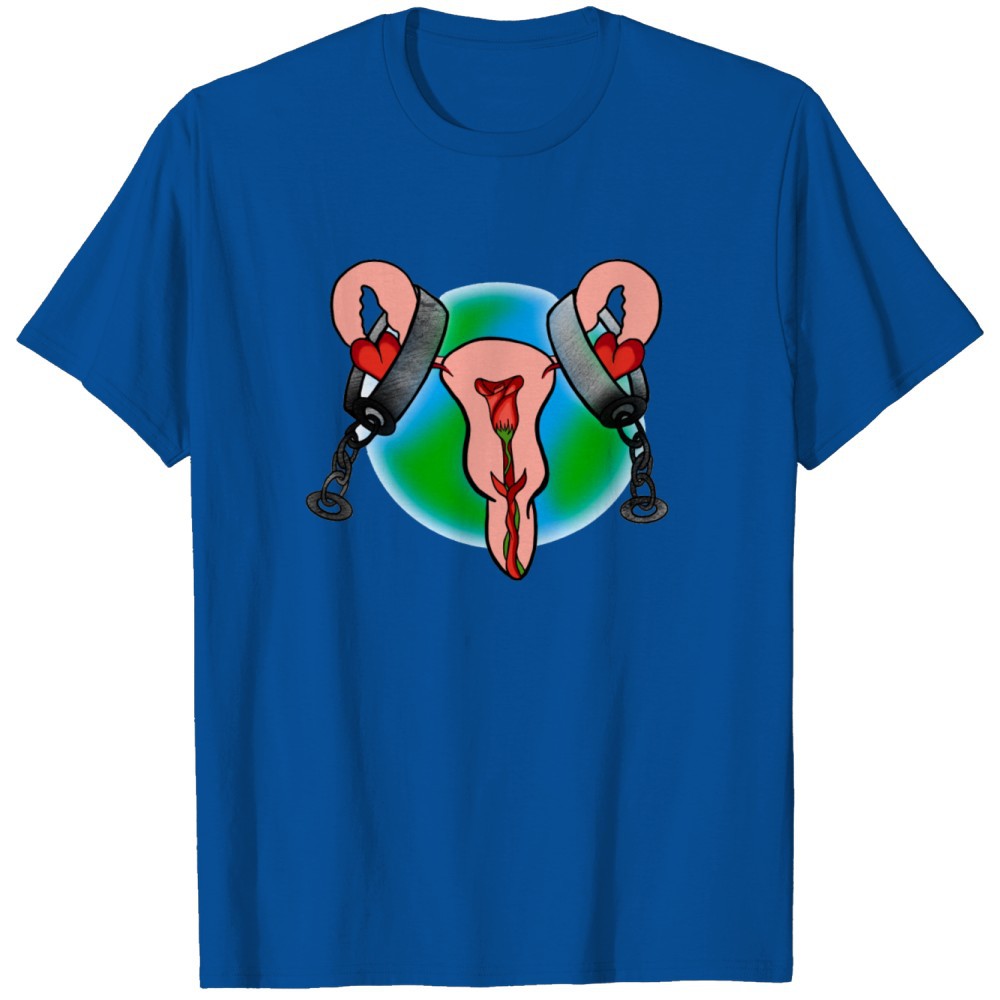 Women's Fertility Freedom Graphic Feminism Printed T-Shirt