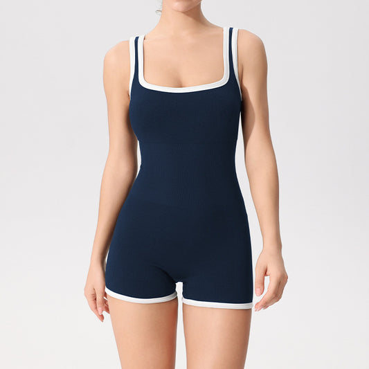 Dame Bælte Brystpude Sportsvest Et-delt Shorts