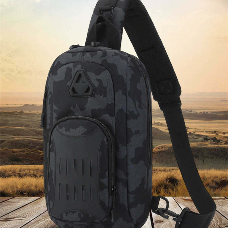 Multifunktionel Taktisk Brysttaske Mænds Skuldertaske Crossbody