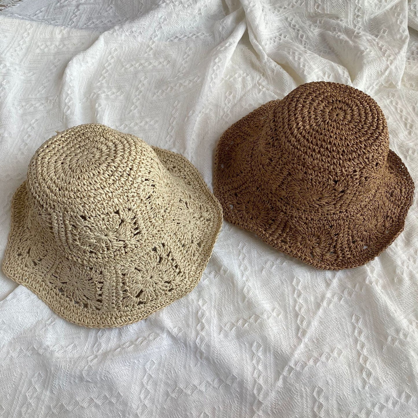Summer Sun Protection And Sunshade Hat On The Beach