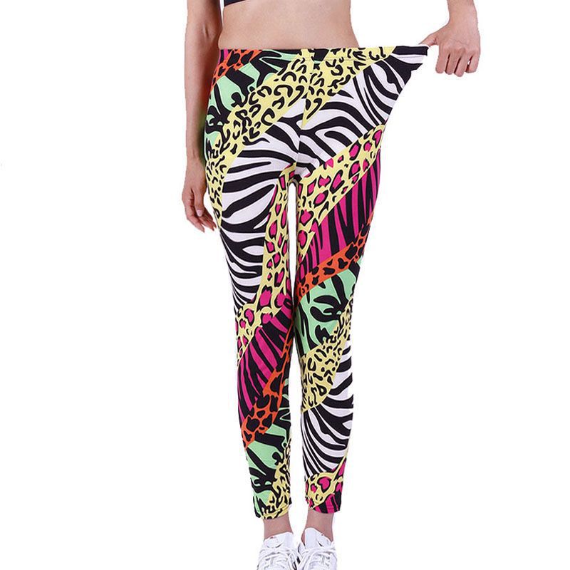 Women's Spring And Summer Thin Printed Leggings