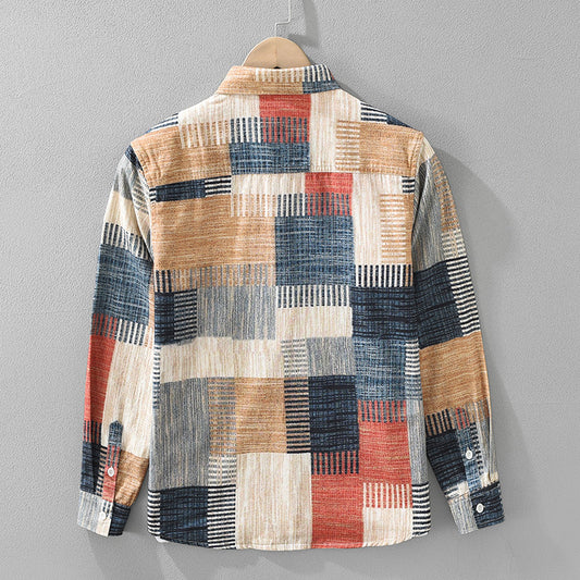 Japanese Fashion Printed Long Sleeve Shirt