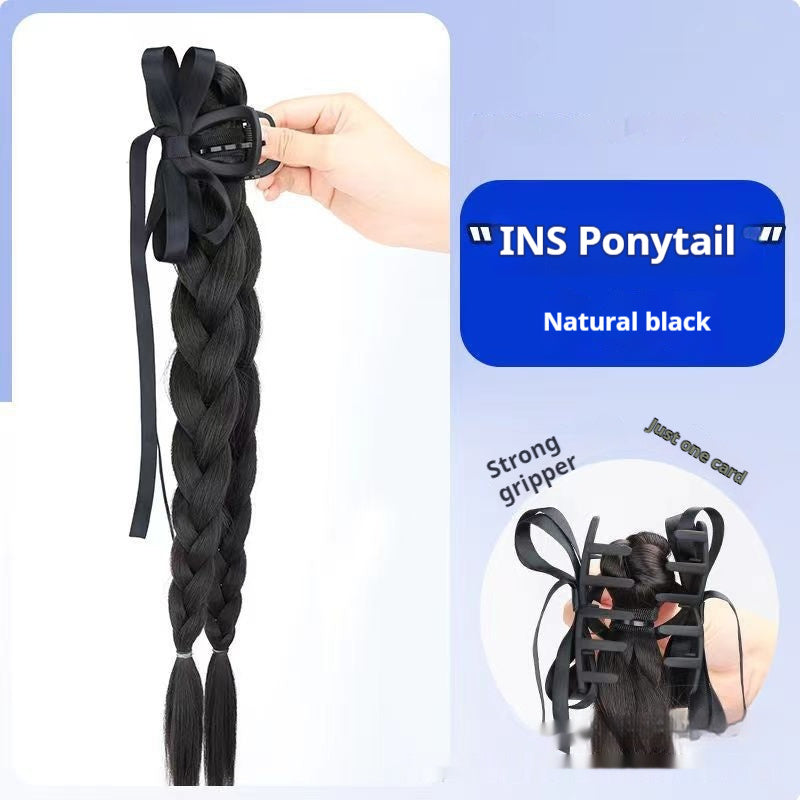 Fishbone Twist Braid Ribbon Ballet Wind Natural Sweet Grip