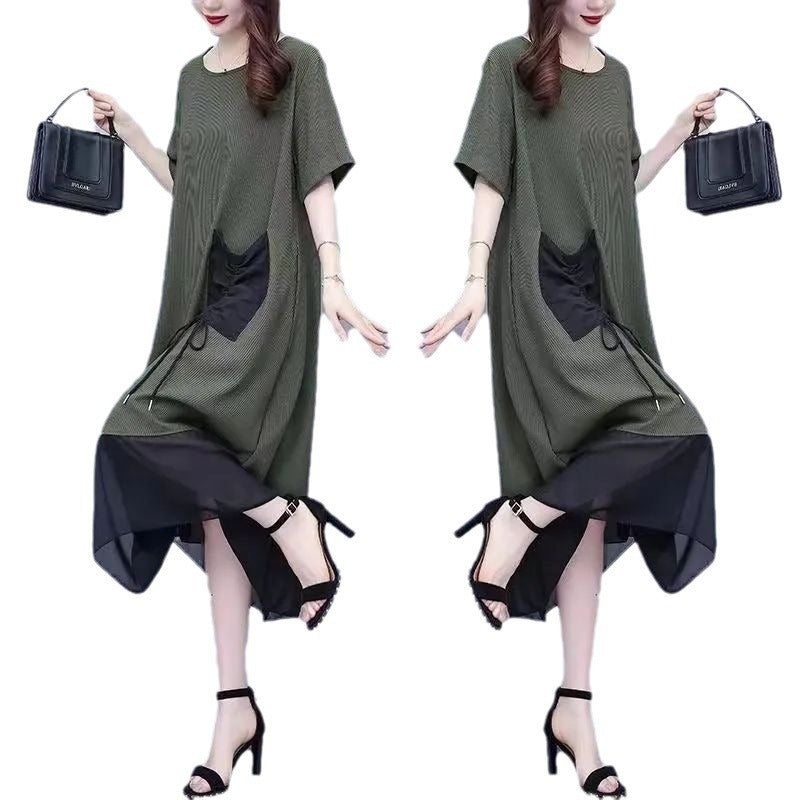 Summer Slimming Mid-length Dress