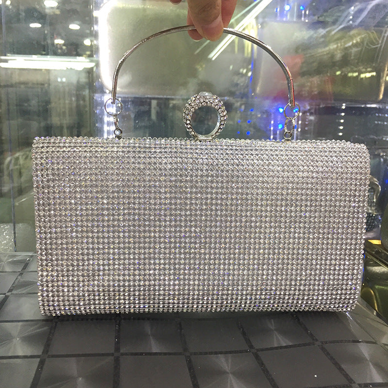 Diamantbesat Dame Håndtaske Diamant
