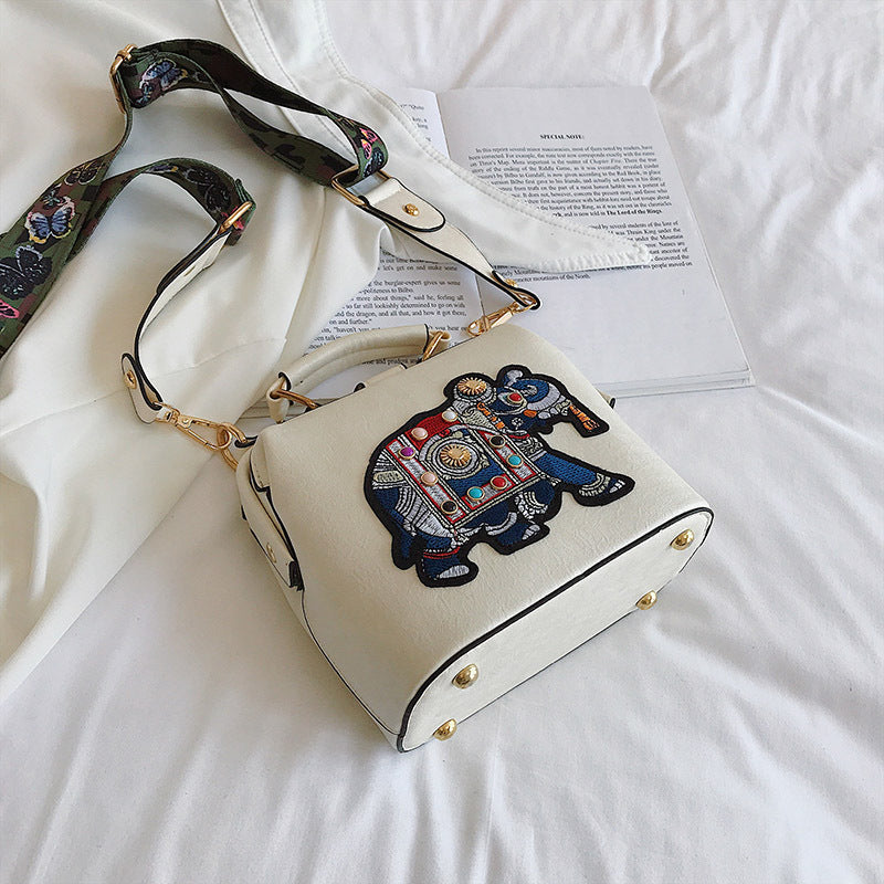 Korean Style Versatile Wide-strap Crossbody Bag