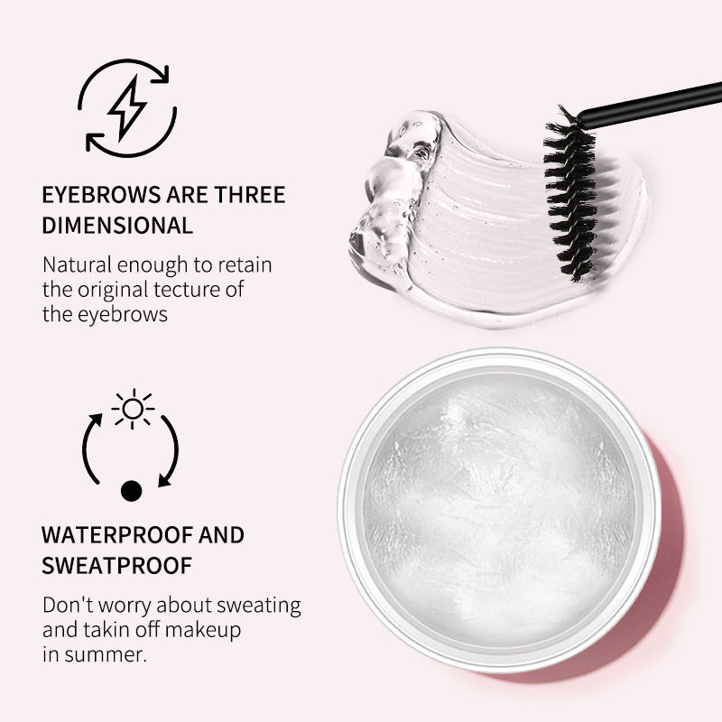 Wild Brow Cream Natural Styling Liquid Transparent Colorless Gel