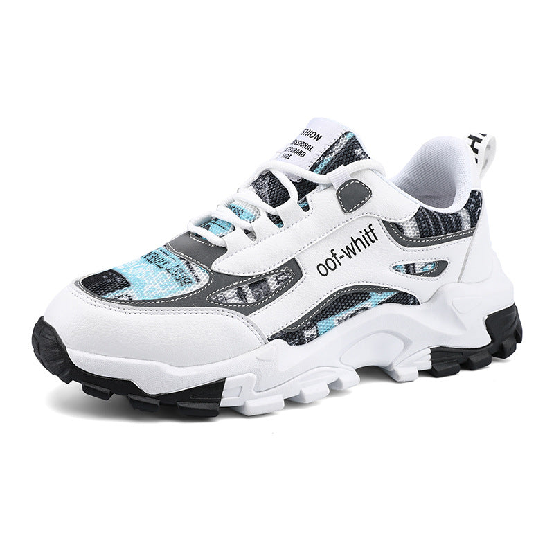 Casual Breathable Mesh Shoes With Thick Soles
