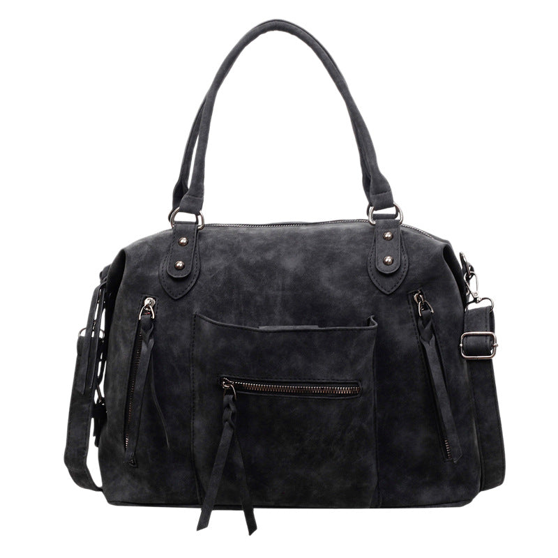 Retro Textured Women's Large-capacity Casual Fashion Messenger Bag