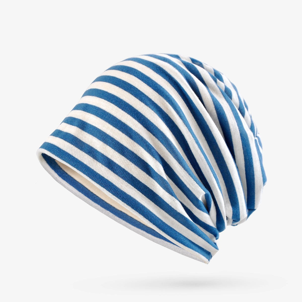 Spring And Summer Thin Cap Sun-proof And Breathable Vintage Stripe All-match Bag Cap