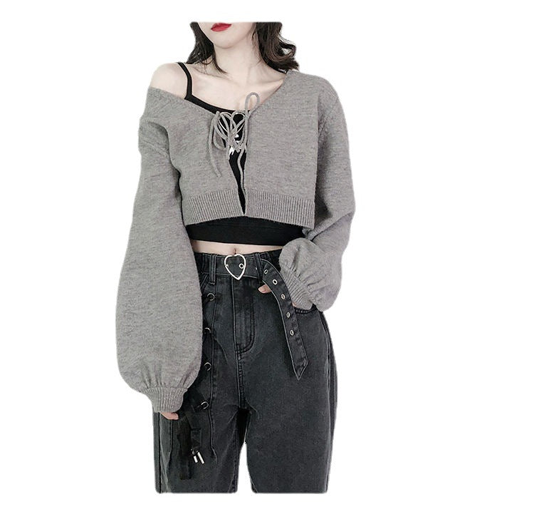 High-waisted Straight-leg Jeans For Schoolgirls Are Slim And Versatile With Loose Wide Legs