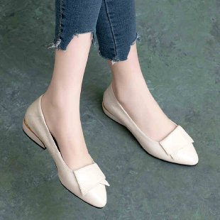Pumps Women's Chunky Heel Mom Soft Leather Soft Bottom Leather Shoes