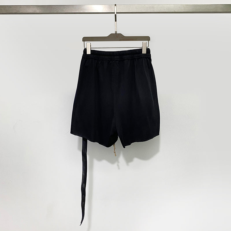 Double Line New Streamer Mid-rise Cotton Shorts