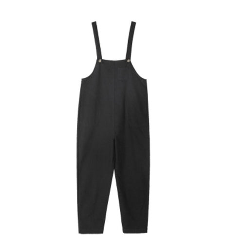 Girl Student Bib Korean Style Loose And Thin