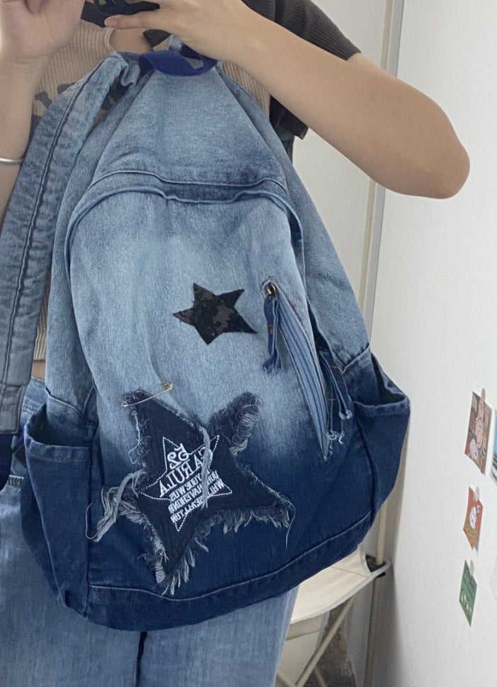 Large Capacity Antique Student Backpack