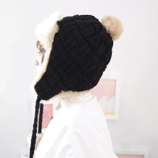 Korean Version Of Cashmere Knitted Wool Hat