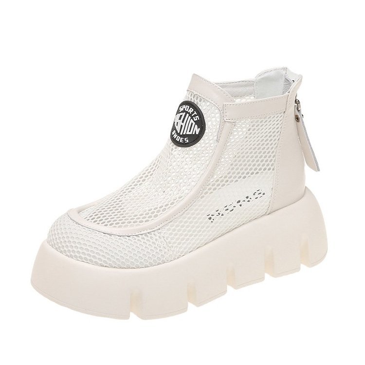 Muffin Ultra-light Thick-soled White Martin Boots