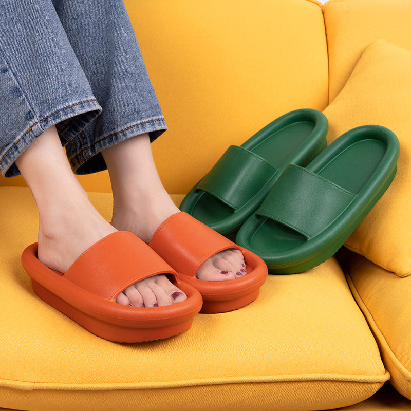 Men's And Women's Candy Color Heightening Platform Sandals And Slippers