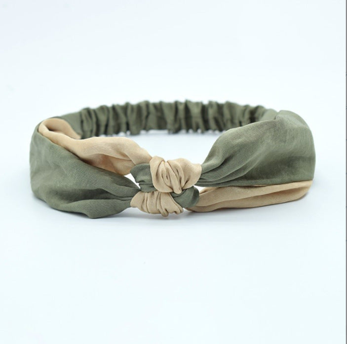 Sweet MSN Women's Color Matching Cross Hair Band
