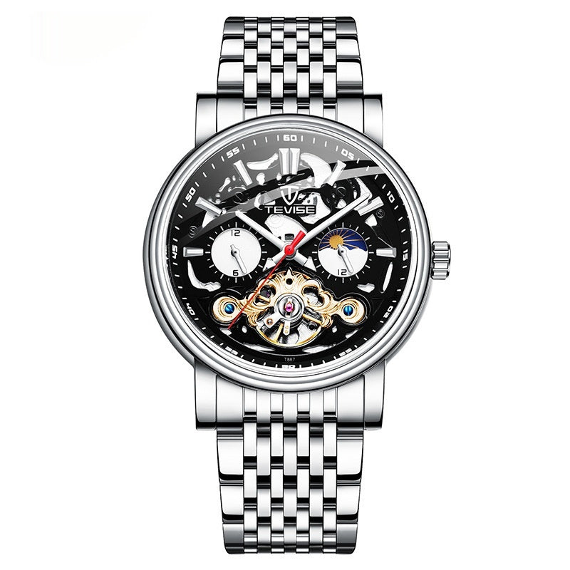 Fashion Tourbillon Waterproof Luminous Mechanical Watch