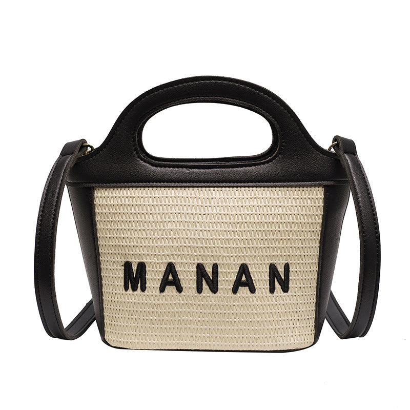 New Fashion Straw Vegetable Basket Style Women's Bag