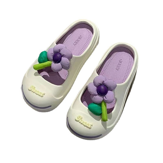 Lazy Slippers Lukkede Tåer til Dame i Moderne Sødt Design