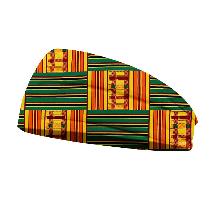 Geometric Print Men's And Women's Fashion Simple Headband