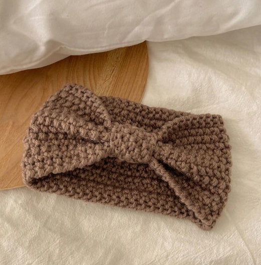 Wool Wide Brimmed Headband Hat Headwear Autumn And Winter Warm Headscarf