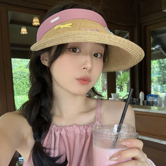 Original Design Color Bow Sun Hat