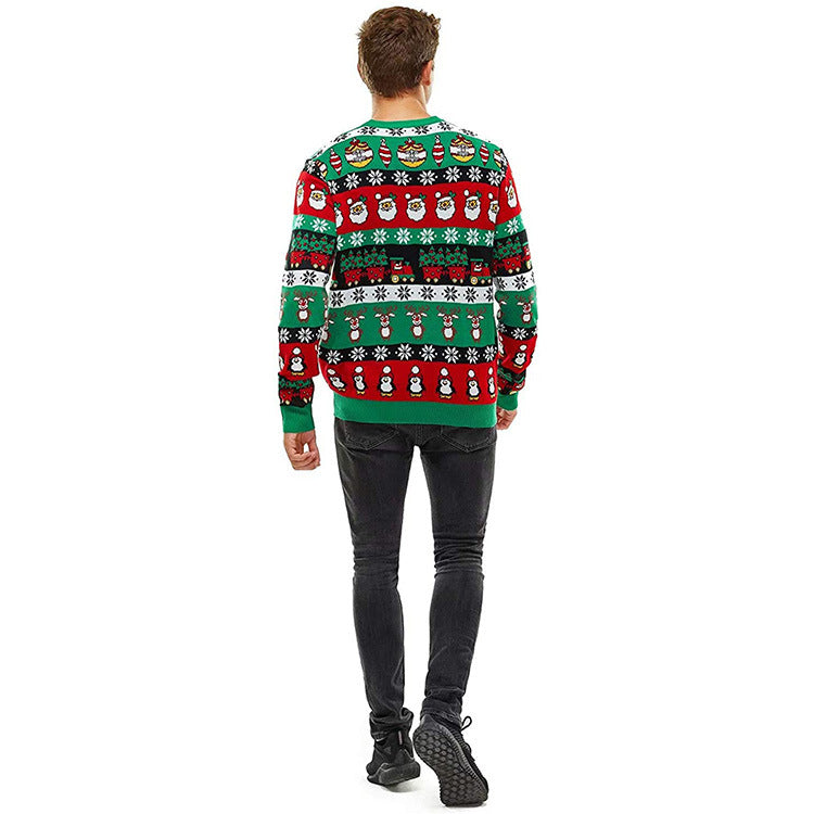 Round Neck Loose Pullover Sweater In Europe And America
