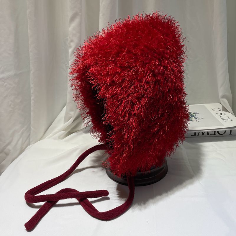 Female Autumn And Winter Fashion Solid Color Plush