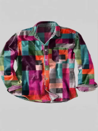 Printed Summer Casual Men's Shirt