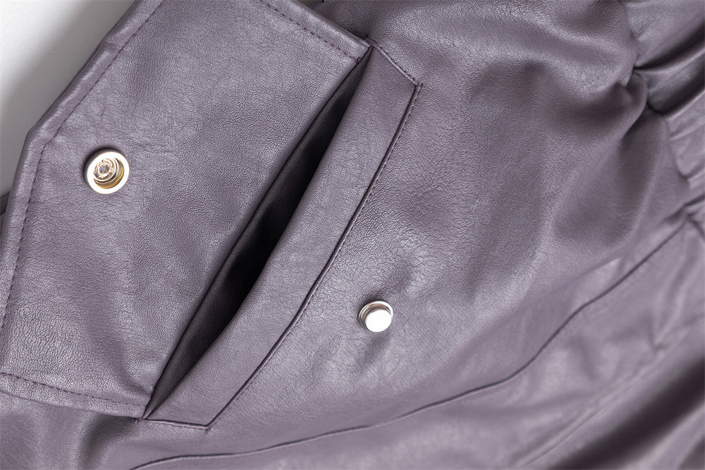 Men's Riding Motorcycle Leather Coat