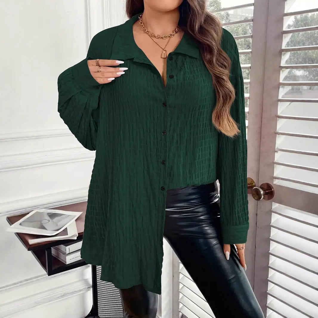 Plus size-polo T-shirt til kvinder - casual og moderne