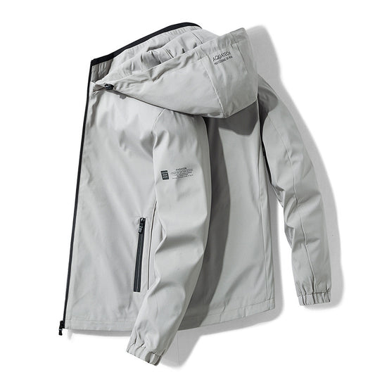 Youth Handsome Fleece-lined Thick Jacket Men