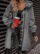 Mid-length Casual Coat For Women Anorak