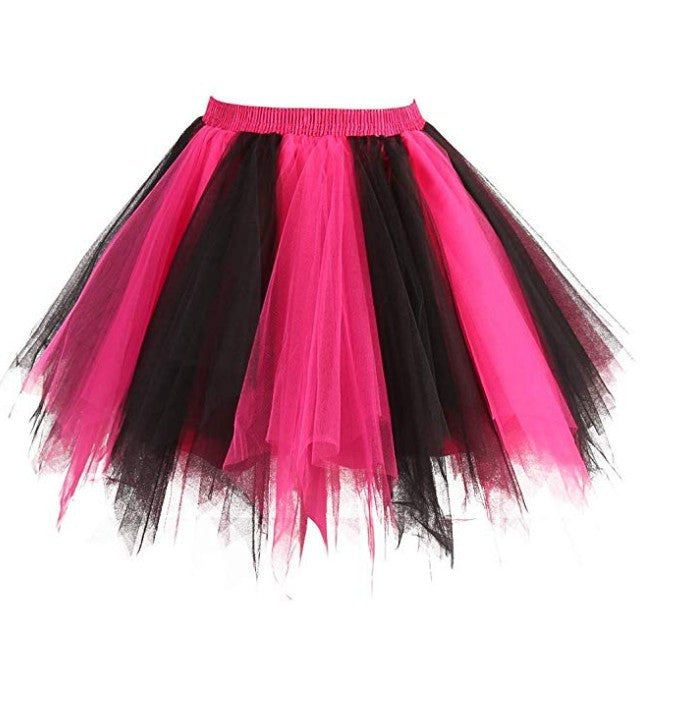 Half-length Pettiskirt Perform Dance Party Tulle Skirt Crinoline