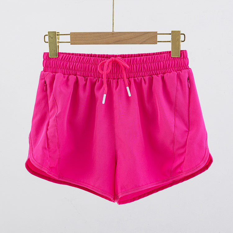Yoga Sports Pants Fake Two-piece Mesh