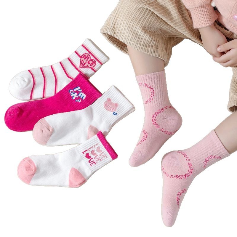 Breathable Cotton Socks For Kids Perfect For Spring And Fall