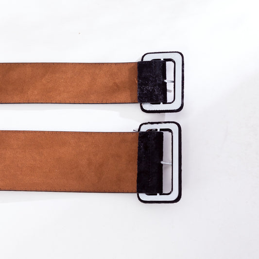 Autumn And Winter Golden Silk Velvet Belt Ladies