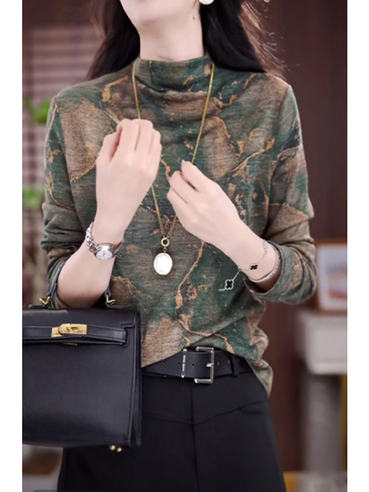 High-end Sophisticated Printed Blouseunique And Stylish Top