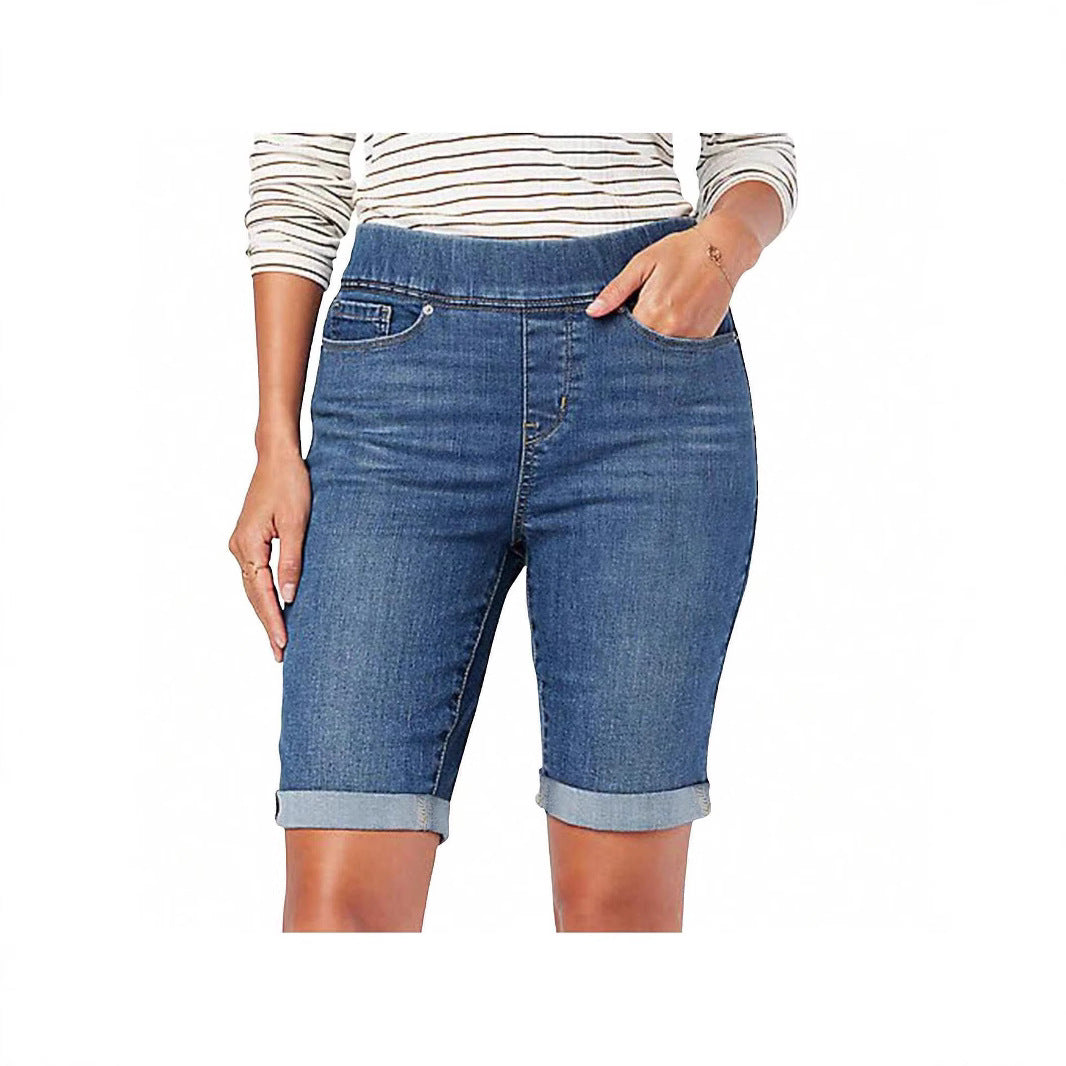Women's Embroidered Casual Slim Fit All-matching Jeans