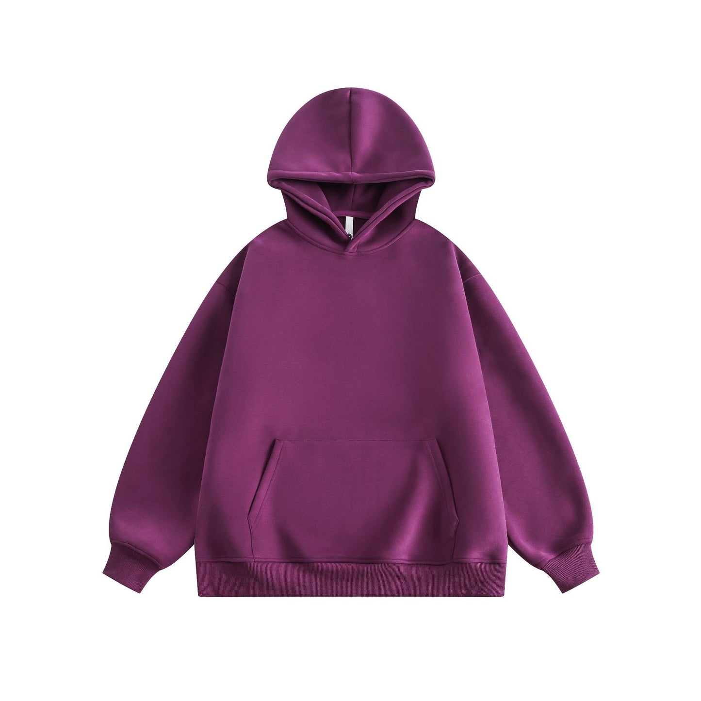 New Couple Simple Pullover Women's Clothing Solid Color All-match Hoodie