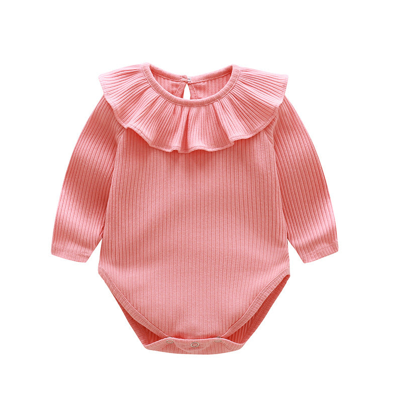 Pure Cotton Pit Strip Jumpsuit Super Cute Newborn
