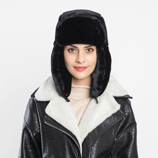 Outdoor Ear Protection Ski Warm Plush Hat