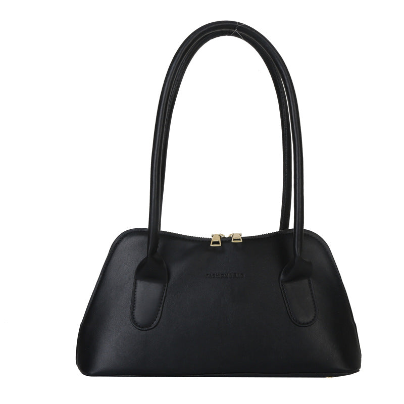 Solid Color Shoulder Underarm Small Square Bag